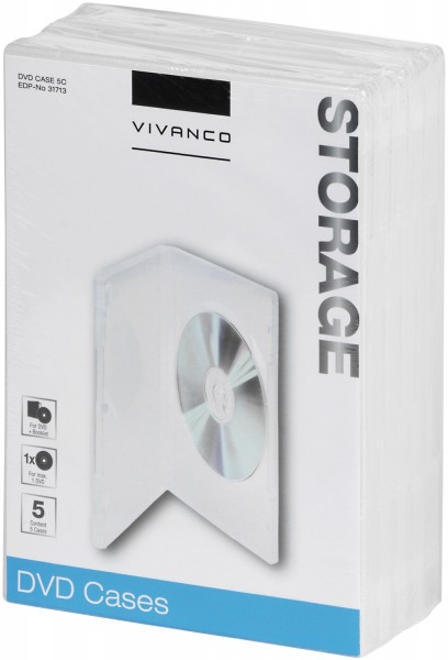DVD Case 5 C transparent