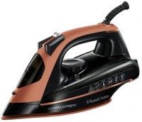 Copper Express Dampfbügeleisen schwarz/kupfer, 2600 W, 150 g/min Dampfstoß, 40 g/min Dampfproduktion, 315 ml Wassertank, dauerhafte Anti-Kalk-Kassette