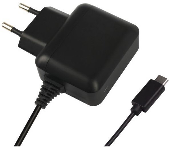 Reise-Lader 230 Volt mit Steckernetzteil schwarz
