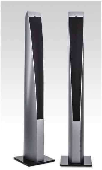 Scala 120 /Stück Stand-Lautsprecher silber/anthrazit
