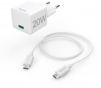 Schnellladegerät (20W) mit Ladekabel (1m) weiß