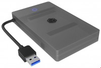IB-AC603b-U3 2,5" USB 3.2 Gen 1 Festplattengehäuse schwarz