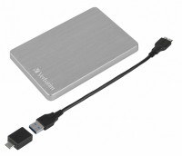 Store 'n' Go Alu Slim USB 3.2 (1TB) Externe Festplatte silber