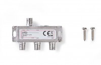 SSPL310ME Satelliten-F-Splitter 10,5 dB, 5-2400 MHz, 3 Ausgänge