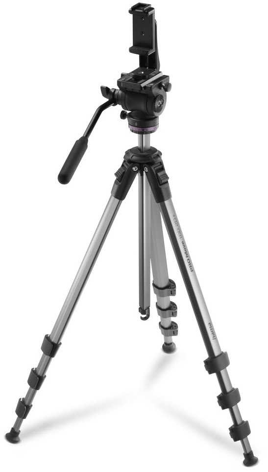 PRO Move 160 2D+ Stativ für Kamera und Handy grau