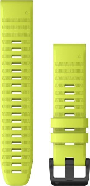 QuickFit Silikonarmband (22mm) für fenix 6/6 Pro gelb/schiefergrau