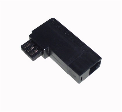T 139 TAE-F St. > West 6/4 Kuppl. Adapter schwarz