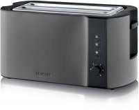 AT 9341 Langschlitz-Toaster schwarz/edelstahl