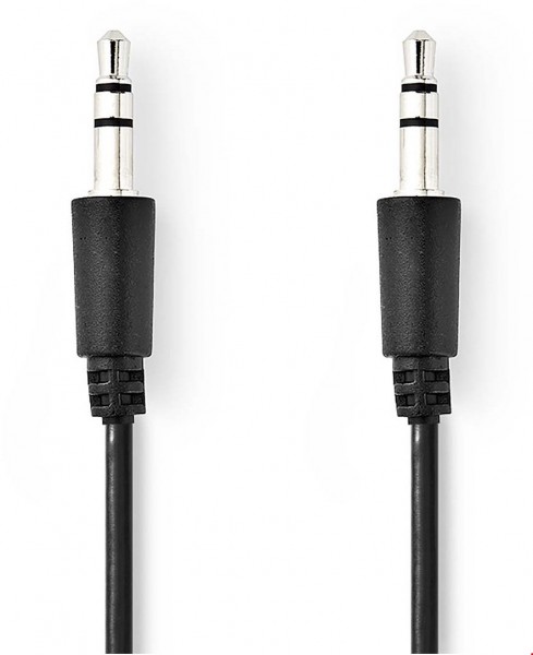 CAGL22005BK10 Stereo-Kabel (1m) 3,5-mm-Stecker>3,5-mm-Stecker schwarz