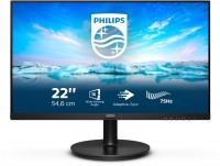 V-Line 222V8LA/00 55 cm (22") TFT Monitor mit LED-Technik schwarz, Widescreen Full HD (1920x1080), 4 ms Reaktionszeit, Gaming geeignet