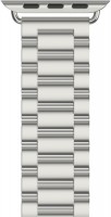 Watch Straps Link Bracelet Armband für Apple Watch 42/44/45mm silber