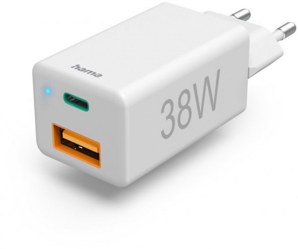 Mini-Schnellladegerät (38W) weiß