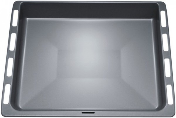 Bosch HEZ331072 Backblech Emailliert – Für Kuchen, Plätzchen, Brot & Brötchen, Pyrolysefähig