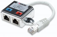 Verteiler RJ45 FTP 2-Port silber