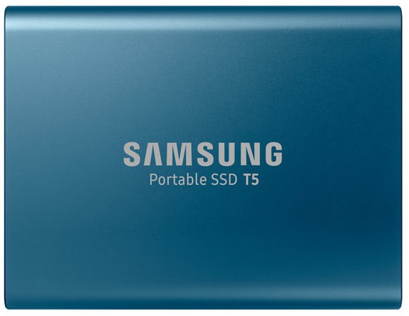T5 500GB USB 3.1 Gen 2 (10Gbps, Type-C) External Solid State Drive (Portable SSD) Alluring Blue (MU-PA500B)