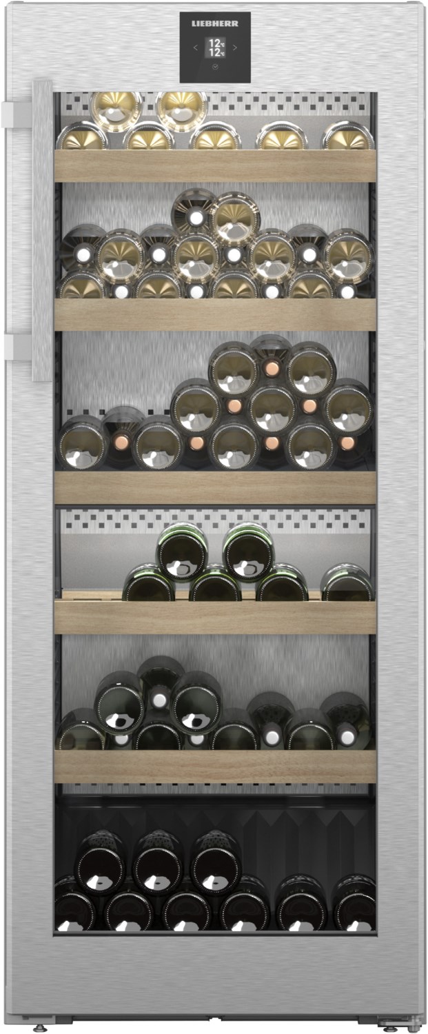 WPsd 5252-20 Weintemperierschrank edelstahl