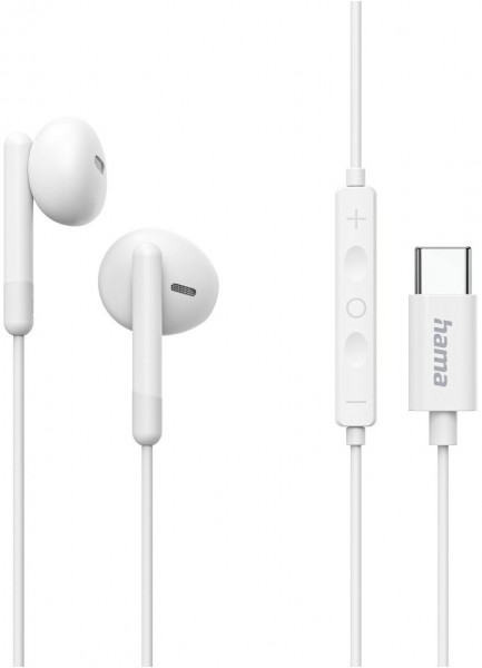 Classy In-Ear-Kopfhörer mit Kabel weiss