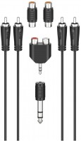 Cinch-Anschluss-Set (2,5m) schwarz