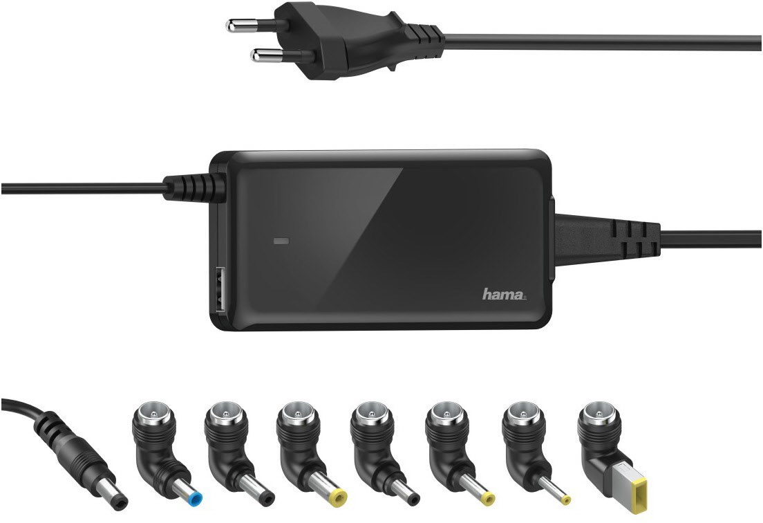 Universal-Notebook-Netzteil 19V/65W schwarz