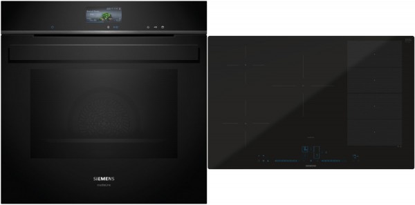 SL15SET8F Herdset mit Induktion und Dampfgarer bestehend aus HS936GCB1 + EX800NVV6E