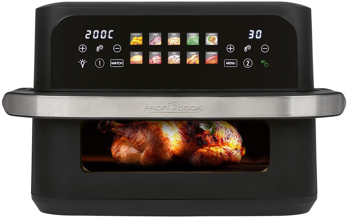 PC-FR 1313 H Heißluft-Fritteuse schwarz