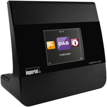 Dabman i400 Digitalradio-Empfangsteil mit Bluetooth schwarz