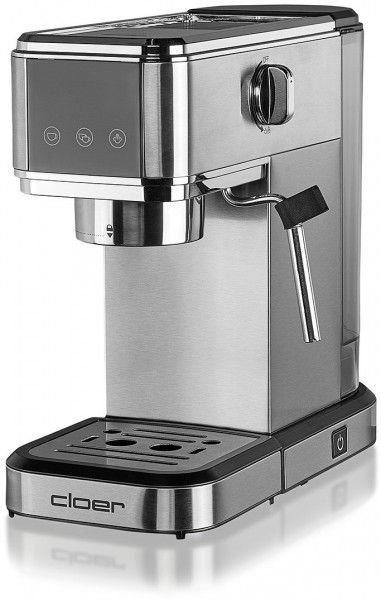 5829 Espressomaschine Siebträgermaschine, Latte Macchiato/Cappuccino, 20 bar, 1 l