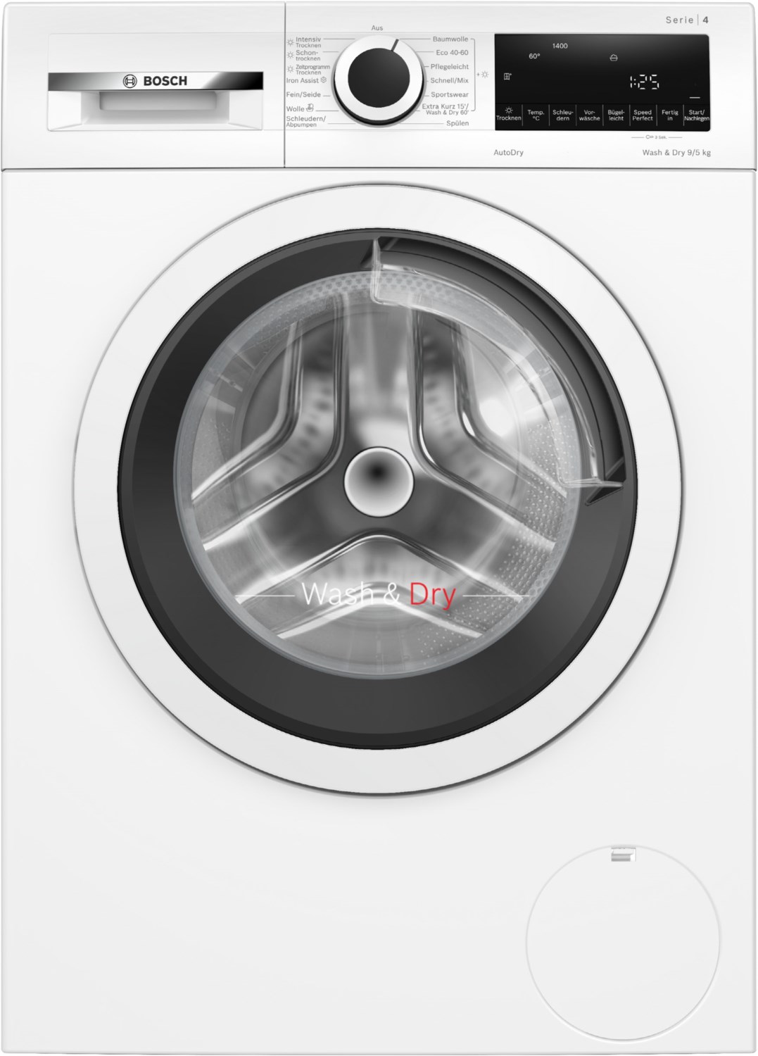Bosch WNA13441 Stand-Waschtrockner weiß