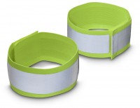 Reflektorband 2er-Set für Fahrradfahren, Joggen gelb