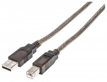 USB 2.0 > USB B Anschlußkabel (15m) schwarz