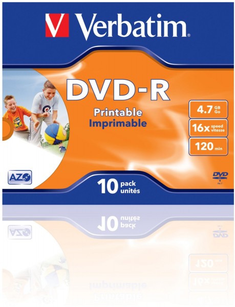 DVD-R AZO 16x 4.7GB (10er Jewel Cas DVD-Rohlinge