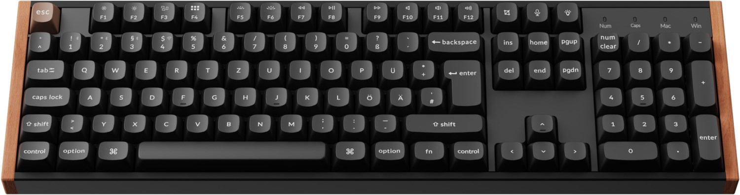 K10 HE OSA (DE) Kabellose Gaming Tastatur schwarz
