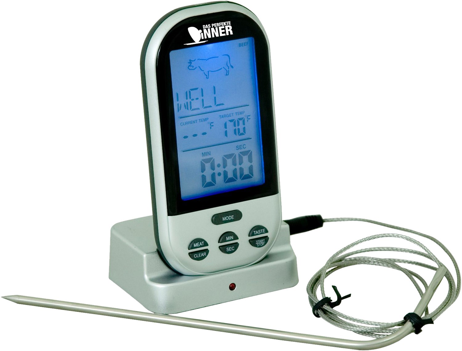 WS 1050 Bratenthermometer silber