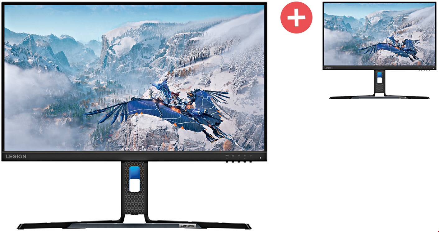 Legion R24e + Dein Geschenk: Legion R24e, 24", Widescreen Full HD (1920x1080), 0,5 ms Reaktionszeit, Gaming geeignet