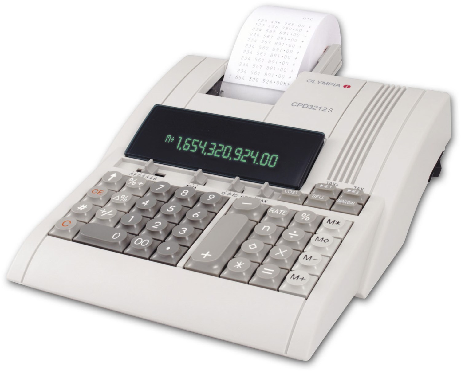 Image of CPD 3212S Tischrechner mit Drucker weiß