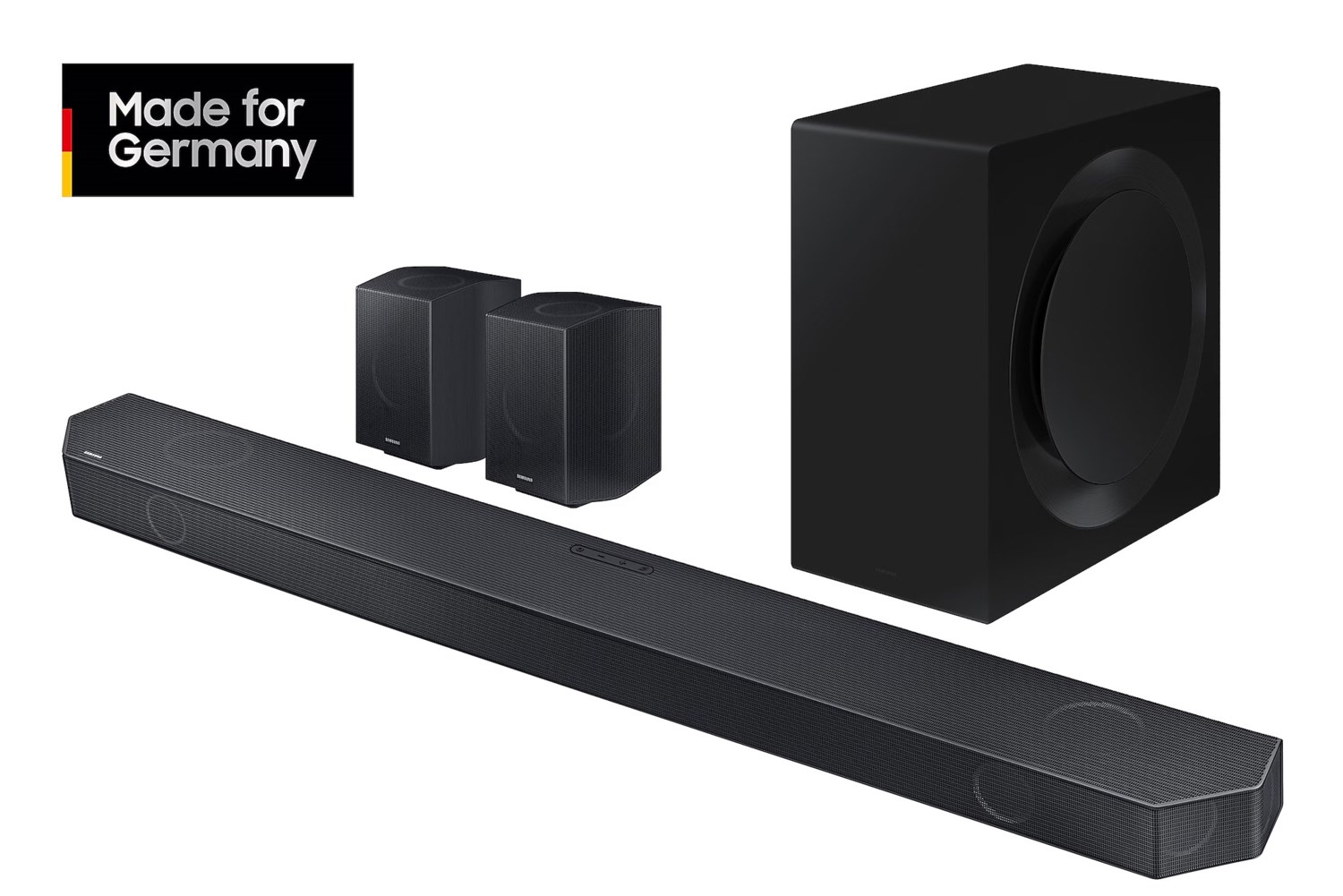 Samsung HW-Q995GC/ZG Surround System Schwarz Bluetooth®, Dolby Atmos®, inkl. kabellosem Subwoofer,