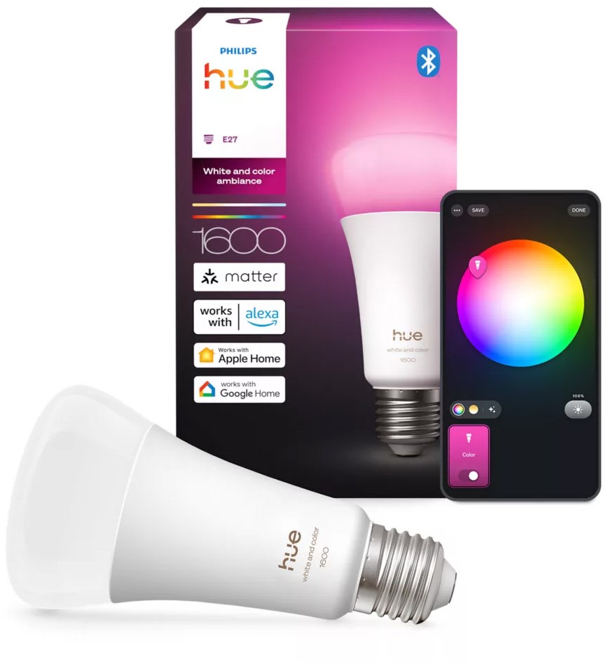 Hue White & Col. Amb. E27 1600 LED-Leuchtmittel