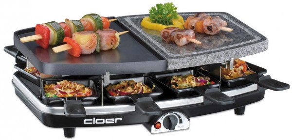 6435 Raclettegrill schwarz