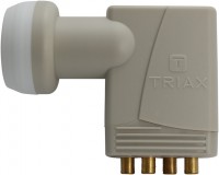 TQD 404 Gold Quad-LNB Universal grauweiß