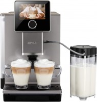 CafeRomatica NICR 970 Kaffee-Vollautomat titan/chrom, Milchbehälter, Latte Macchiato/Cappuccino, Stahl-Kegel-Mahlwerk, 15 bar, 2,2 l