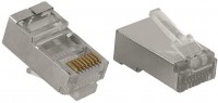 CAT 5-Stecker 8p8c (RJ 45) Netzwerkstecker grau