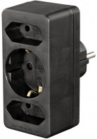 3fach Multistecker schwarz