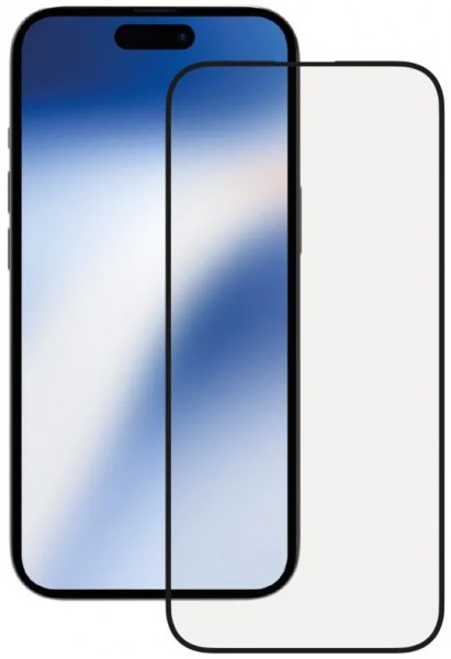 2.5D FullScreen Displayschutzglas für iPhone 15 transparent