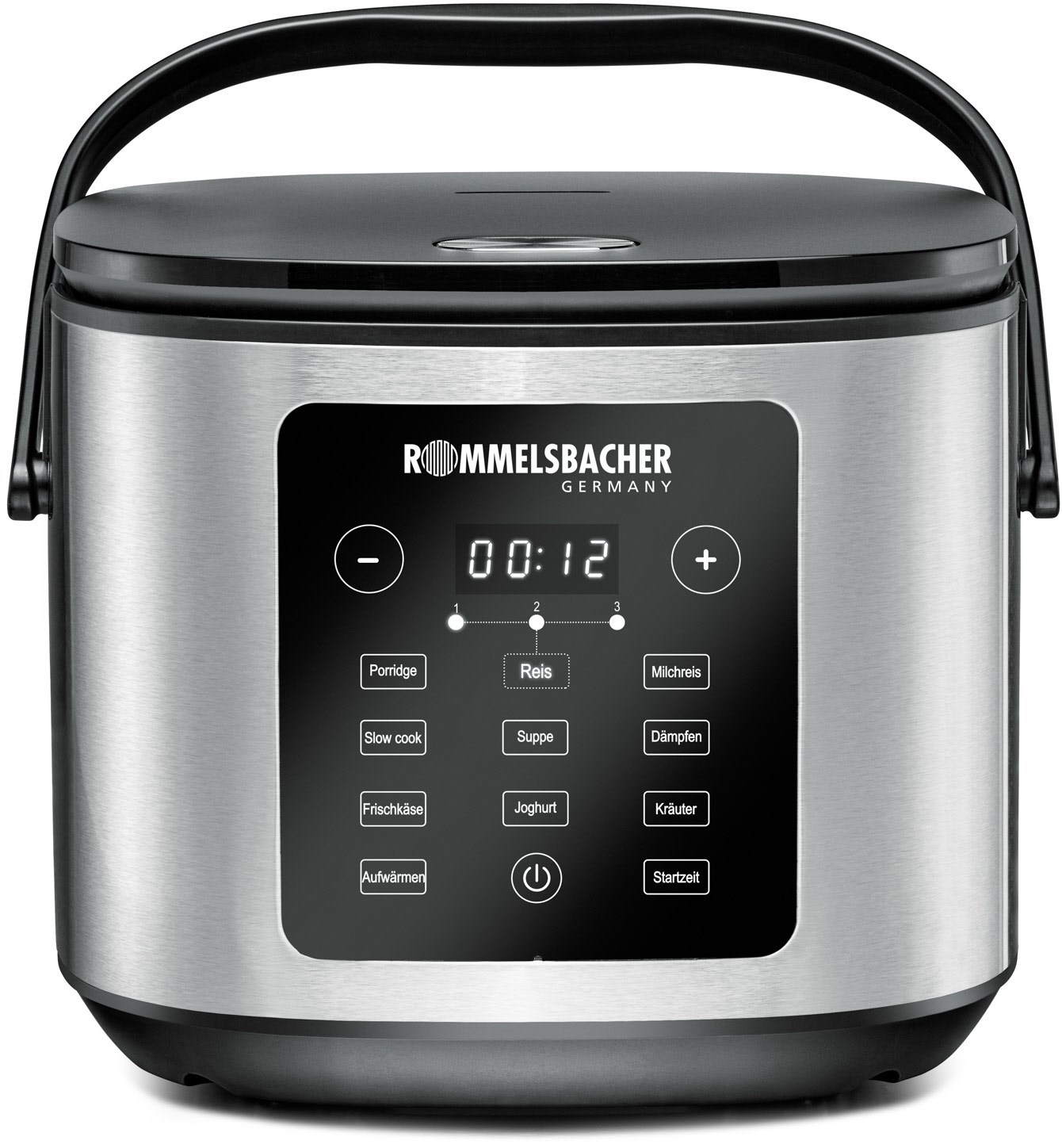 MRK 650 Reiskocher edelstahl/schwarz