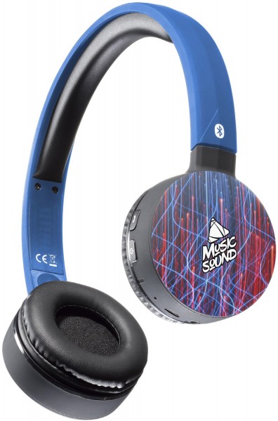 BT Headphone kabelloser On-Ear Kopfhörer energy blue