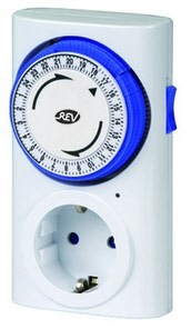 Zeitschaltuhr mechanisch Premium weiß