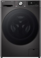 F4WR709YB Stand-Waschmaschine-Frontlader platinum black, 9 kg, 1400 U/min, 71 dBA