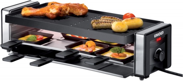 48735 Raclette Finesse schwarz/silber