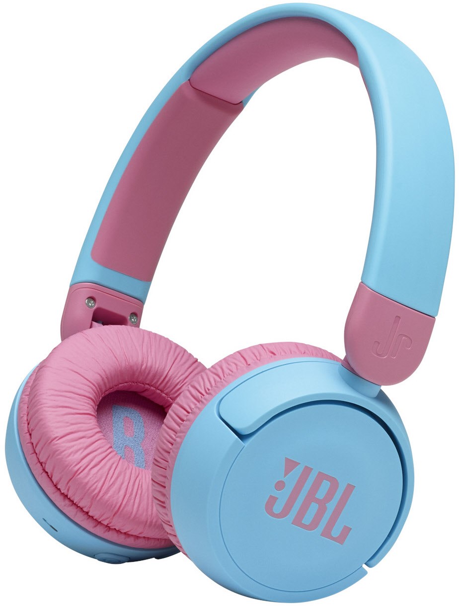 JR310BT Bluetooth-Kopfhörer blau/rosa