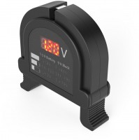 Digitaler Akku-/Batterie-Tester schwarz